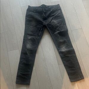 Men's Charcoal Skinny Jeans